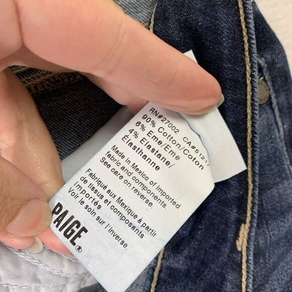 Paige Jimmy Jimmy Shorts Cuff Cut Off Womens Size 30 Xylo Distressed NWT $169 - Picture 9 of 14